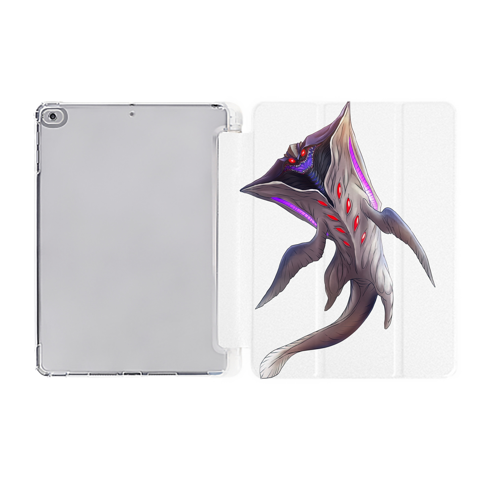 （画像用） ウルトラマン Ultraman IPad ケース ペン収納付き 三つ折りスタンド PUレザー×シリコン 対応機種9.5/10.5/10.9インチ